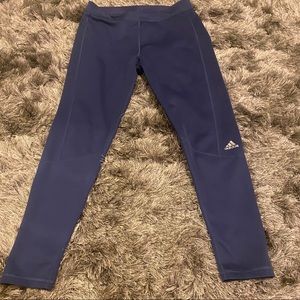 Blue adidas leggings